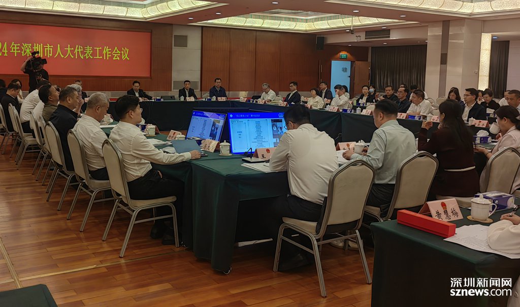 图为2024年深圳市人大代表工作会议现场。(张玲 摄)