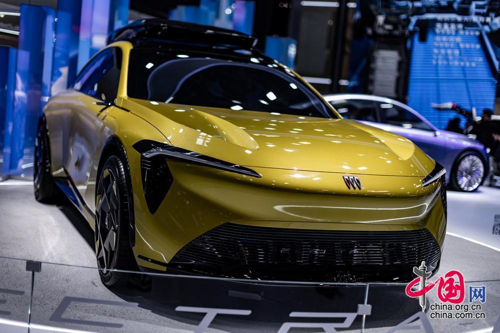別克品牌發佈了基於奧特能平台打造的純電概念車「Electra-LT」獵裝轎跑版。中國網記者 鄭亮攝