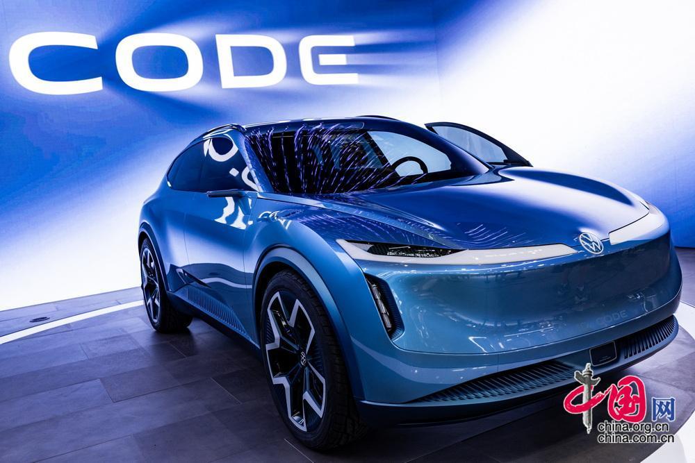 大眾汽車全新概念車——ID.CODE正式亮相。中國網記者 鄭亮攝