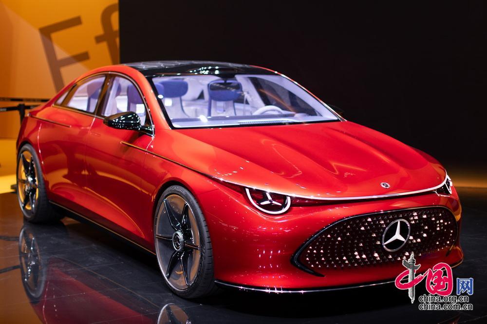 Mercedes-平治CLA級別概念車。中國網記者 鄭亮攝