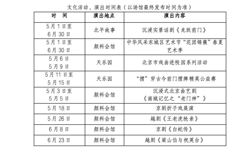 部分文化活动详情。主办方供图