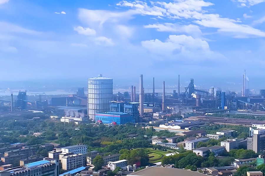 圖為湘潭鋼鐵集團有限公司全景。