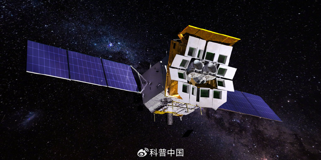 爱因斯坦探针卫星示意图。中国科学院国家空间科学中心供图