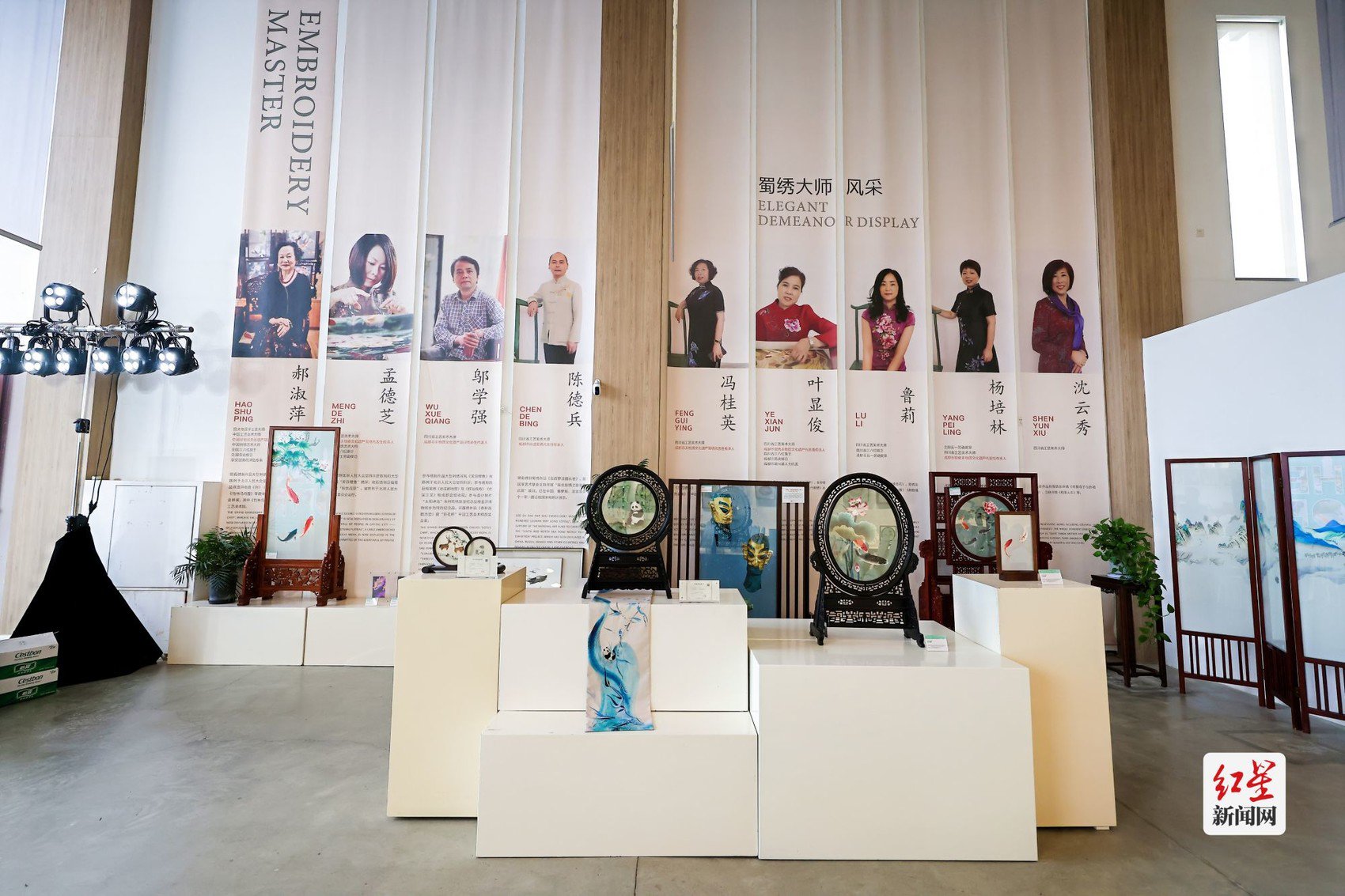 ▲民间文艺版权精品展陈