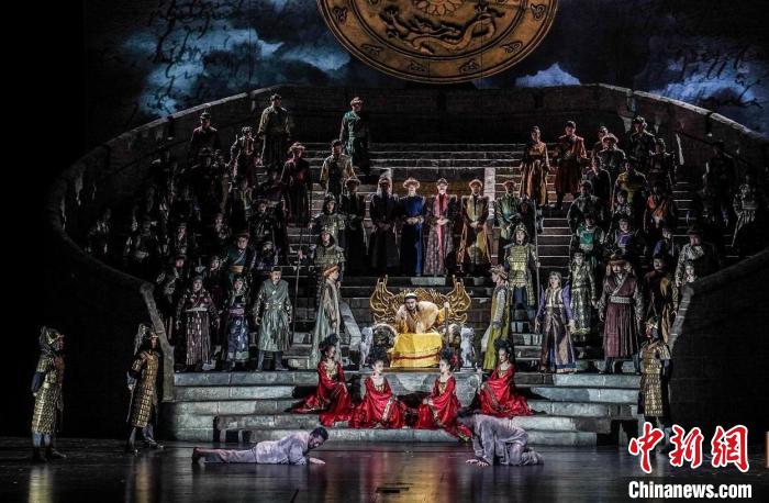 歌劇《馬可·波羅》在廣州大劇院上演。廣州大劇院 供圖
