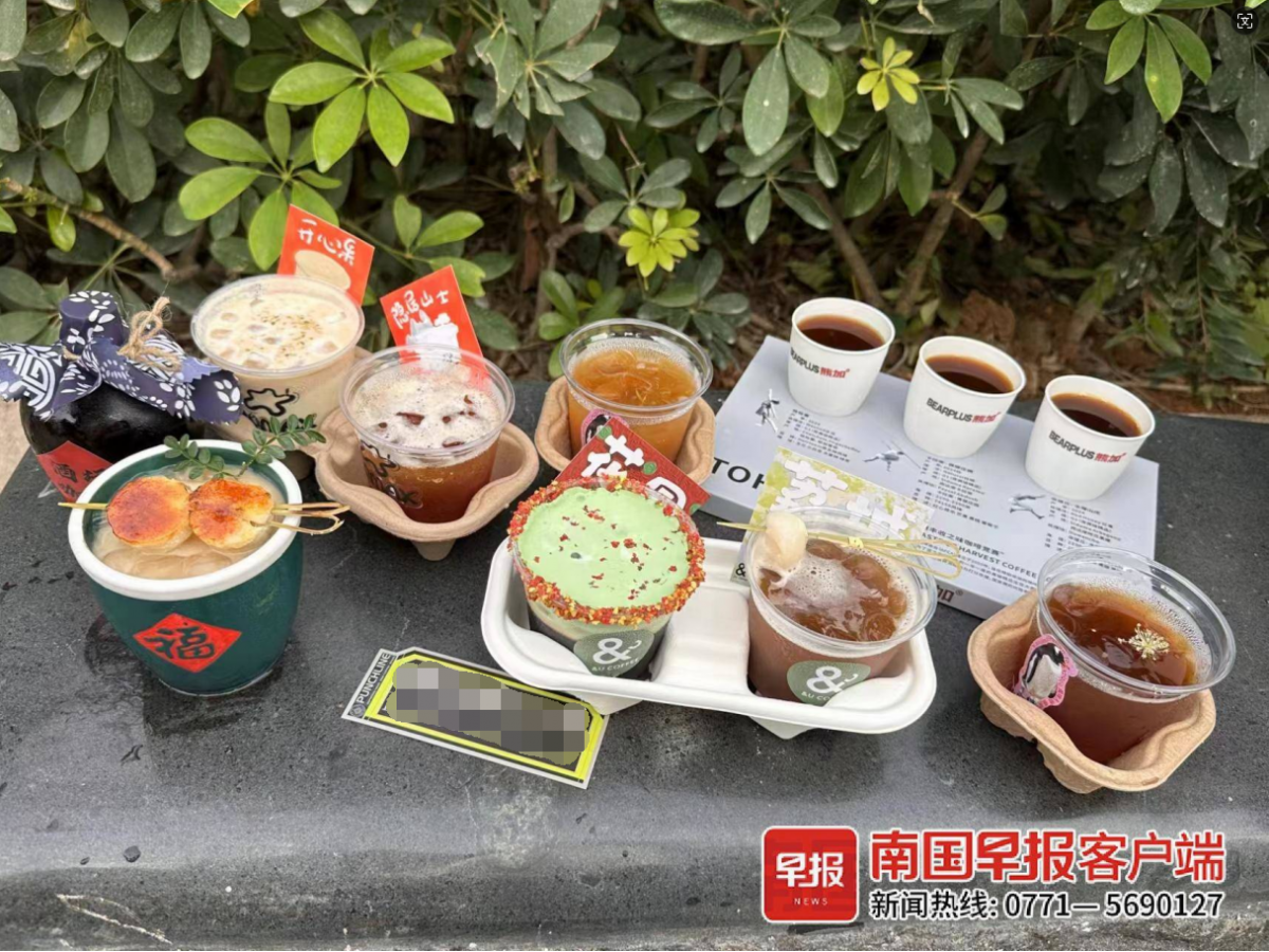 ▲多种多样的咖啡产品。