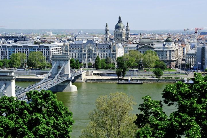 匈牙利布達佩斯城景（2024年4月13日攝）。新華社記者 鄭開君 攝