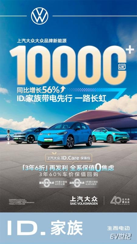 上汽大众1-4月累计销量达34万辆 同比增长8.1%