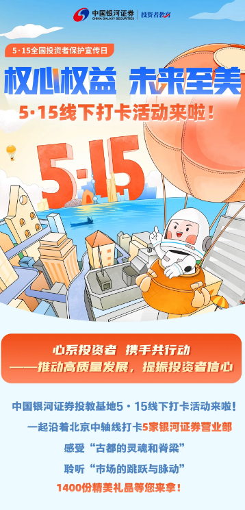 图为银河证券主题打卡活动海报