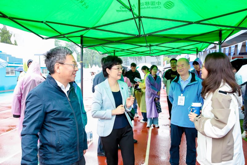 北京邮电大学2024年校园开放日暨高招联合咨询会现场。受访者供图