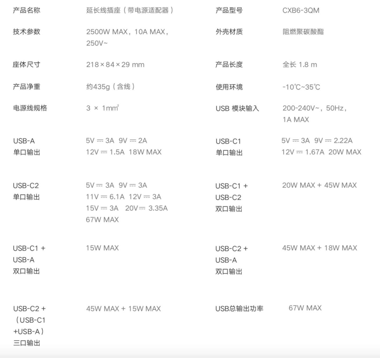 京东小米 67W 快充插线板99 元直达链接