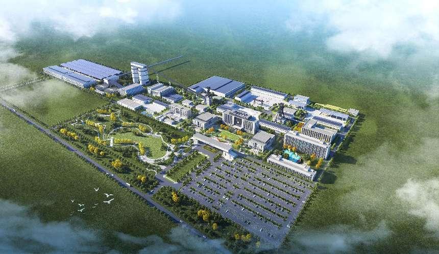 永泰能源旗下海则滩煤矿建设效果图。