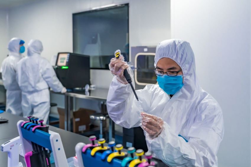 医药企业研发 温江区委宣传部 供图