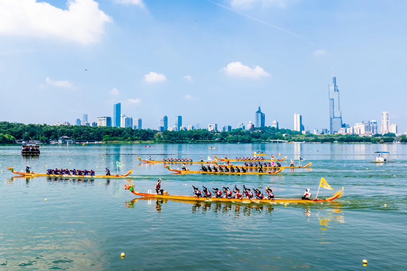 龙舟赛。玄武湖景区供图