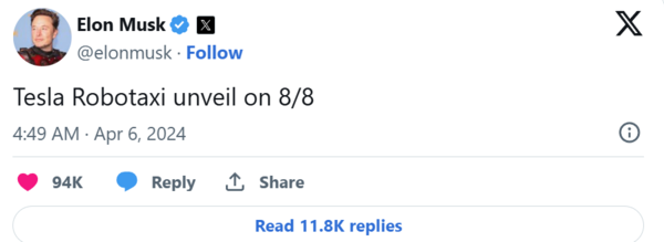 改变特斯拉未来 马斯克豪赌的自动驾驶出租车能成功吗?