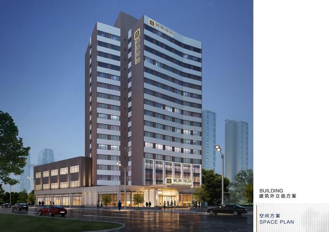 外立面改造后效果图