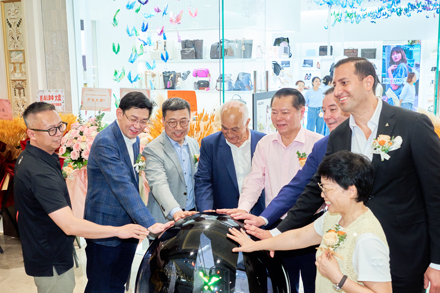 ALDO中国首店亮相。上海环球港供图