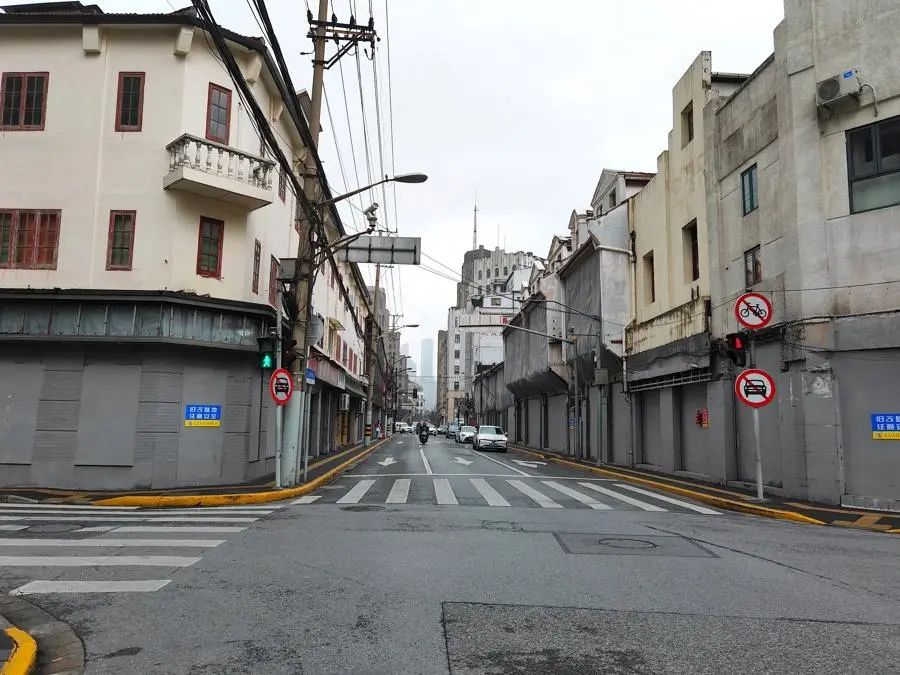 福州路（山东路与河南路之间）旧改地块原貌。唐烨摄于今年3月