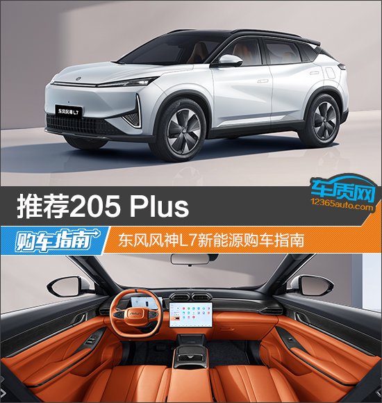 推荐205 Plus 东风风神L7新能源购车指南