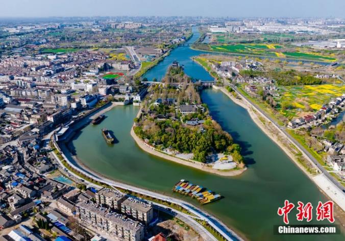 图片瓜洲运河。扬州市委网信办供图