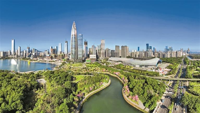 深圳加快营造一流营商环境。这是深圳湾美丽景观。深圳商报记者 廖万育 摄