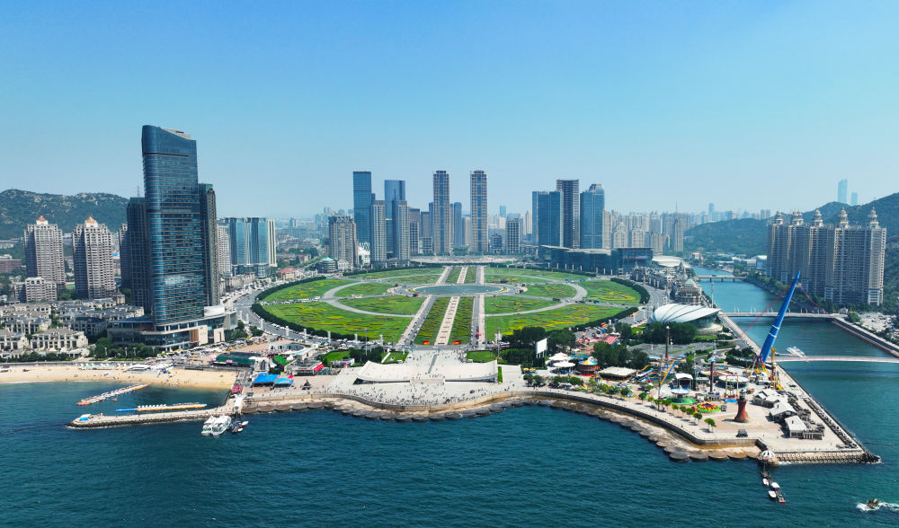 ↑大連星海廣場