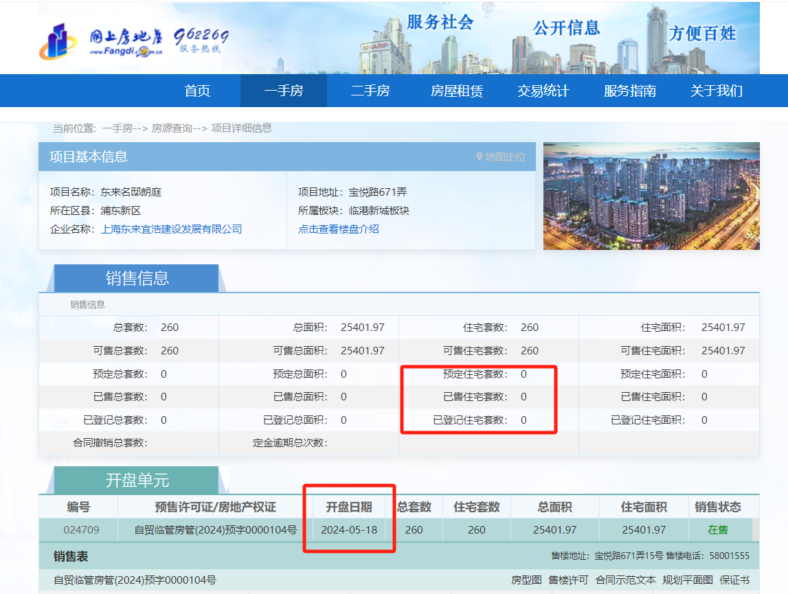 截至7月2日东来壹号销售情况来源:上海网上房地产官网“主要是内部购房,员工买房为主”