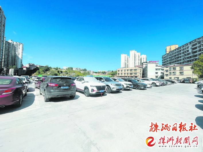 ▲新建的合泰便民停車場,改善了周邊停車環境。 記者/伍靖雯 攝
