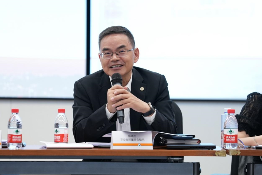 图/中国平安董事会秘书兼品牌总监盛瑞生