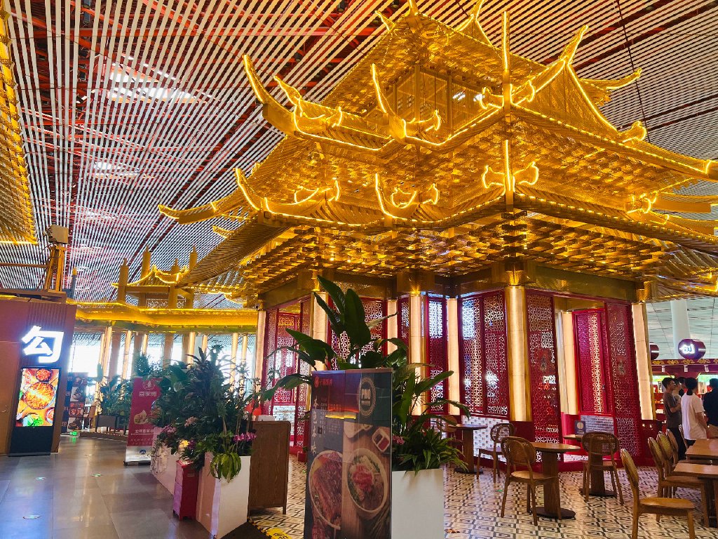 京韵浮岛项目整体以皇城故宫风格为设计理念。(中国商报记者 贺阳/摄)