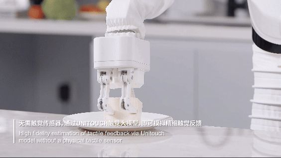 UniX AI機器人可以夾豆腐