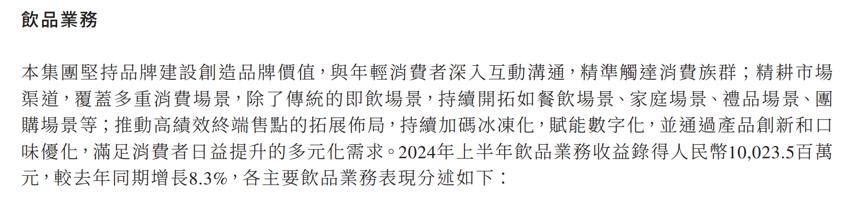 统一企业中国业绩公布后股价走低 盘中一度跌超10%