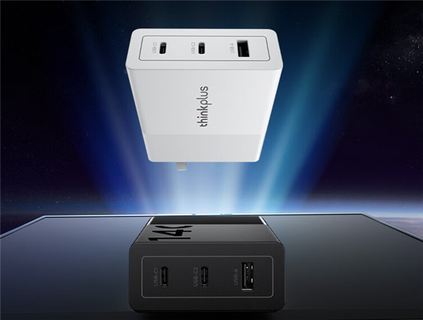联想ThinkPlus光影氮化镓充电器上新:三口140W 369元、四口100W 249元