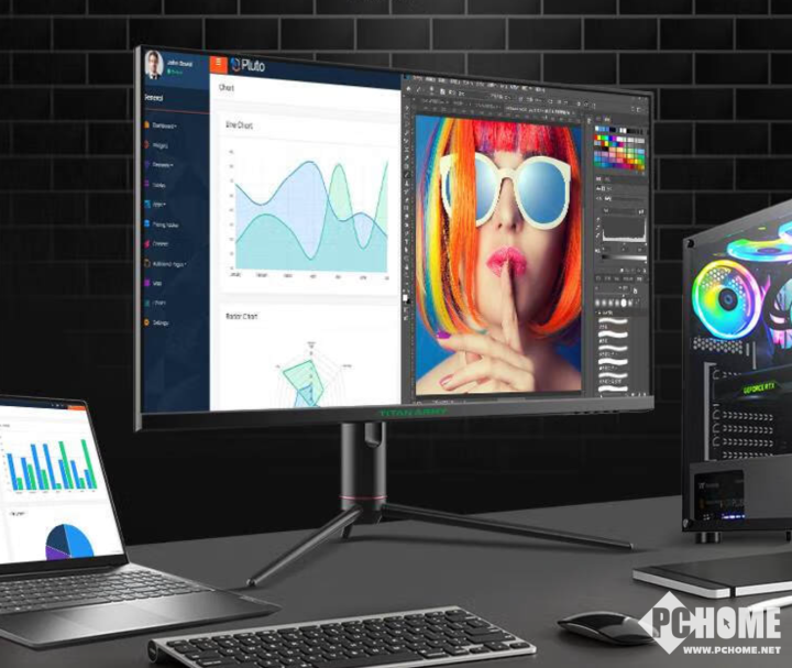 泰坦军团推新P32A2S2电竞显示器 2K240Hz售价2299元