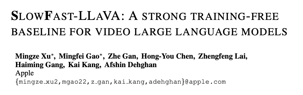 给视频模型安上快慢两只眼睛,苹果免训练新方法秒了一切SOTA