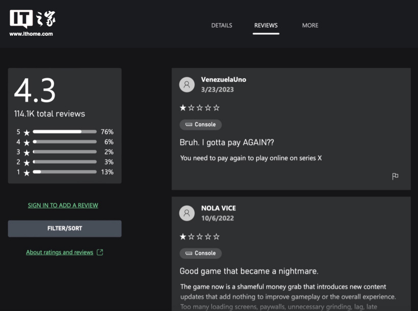 不再局限于“打星”,消息称索尼正邀请用户测试 PSN 商店游戏评论系统