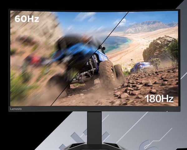 联想推出新款27寸曲面显示器:2K 180Hz屏首发1399元
