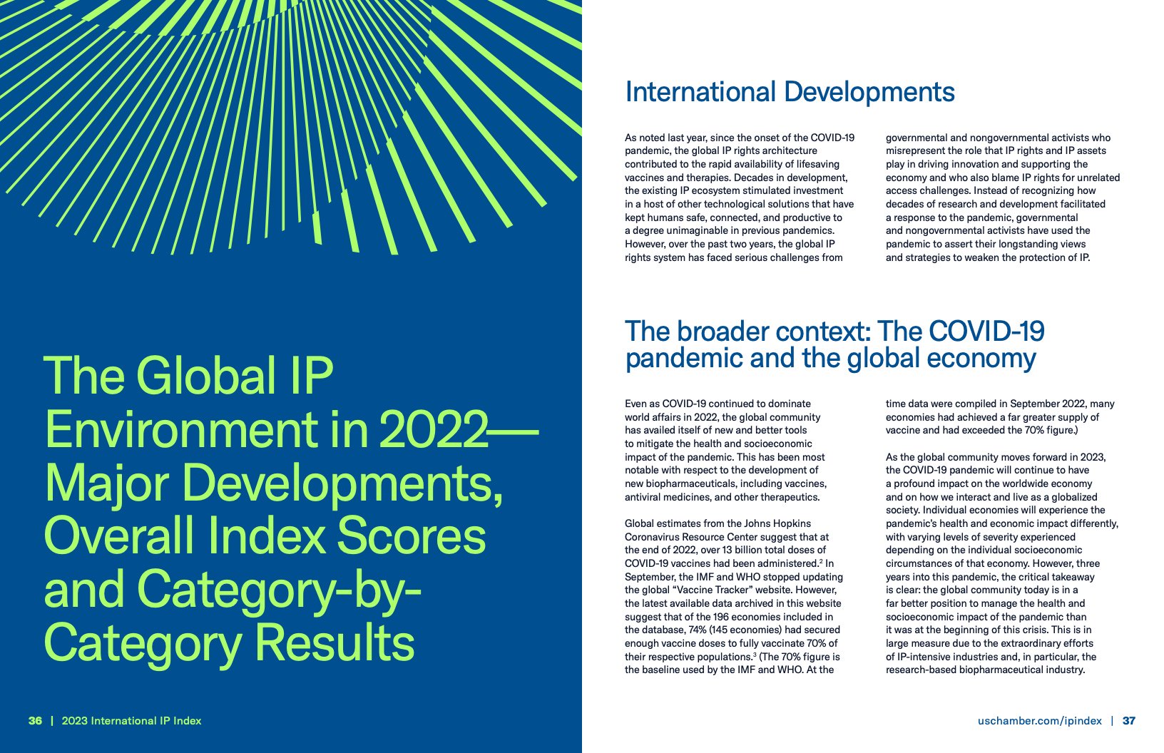 美国商会:2023年国际知识产权指数报告