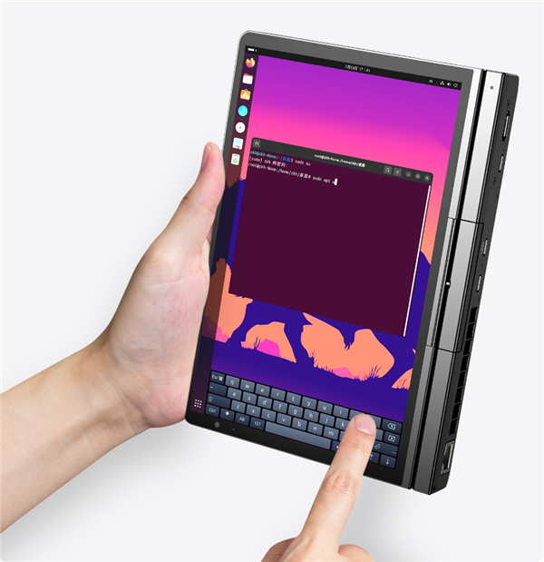 GPD发布首款Zen5锐龙掌上电脑Pocket 4:8.8寸小屏 180度转圈