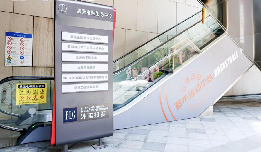 外滩金融都市运动中心藏在写字楼楼下的地下空间里