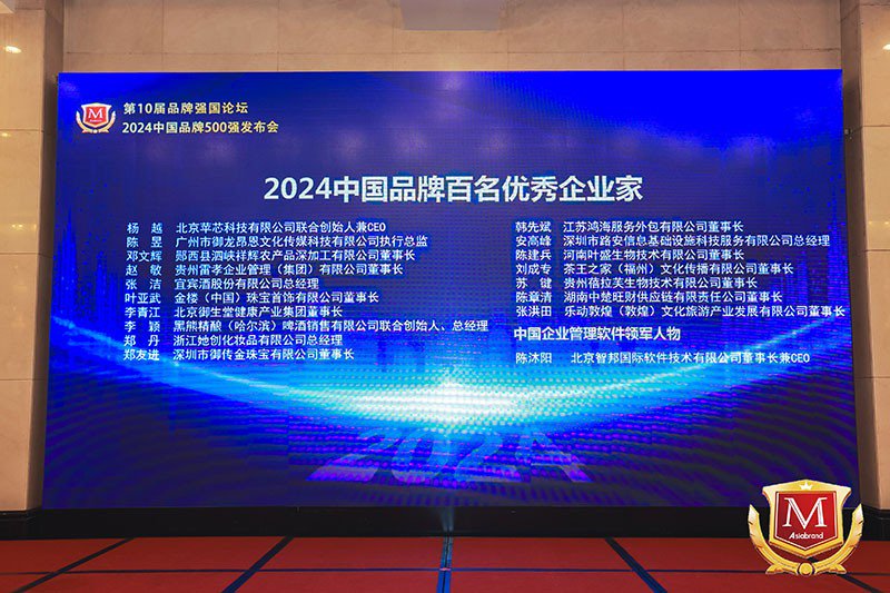 双喜临门!智邦国际连获“中国企业管理软件领导品牌”、“中国企业管理软件领军人物”