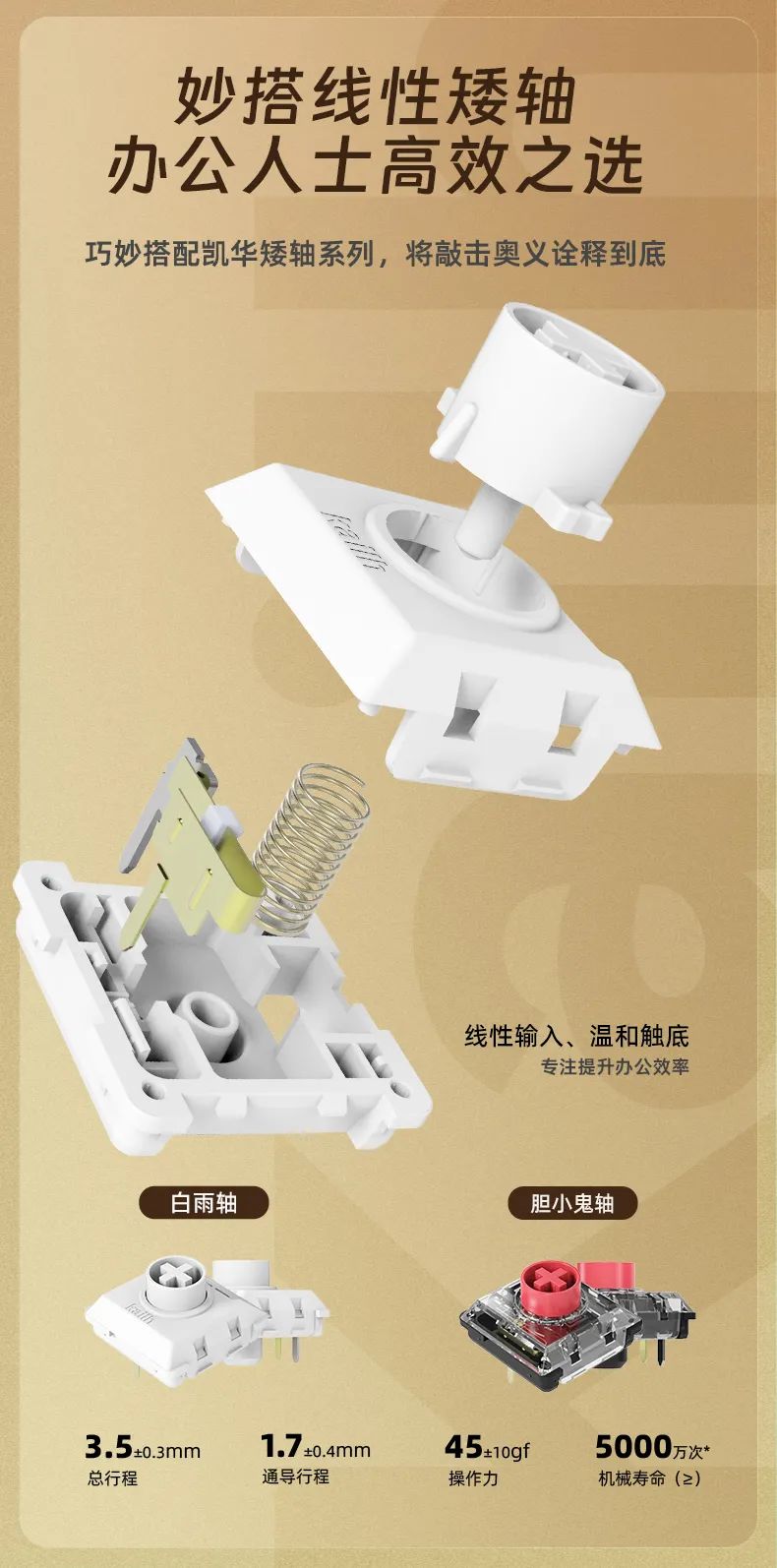 黑峡谷矮轴新品「刀锋系列」A3 机械键盘发布,首发价 399 元