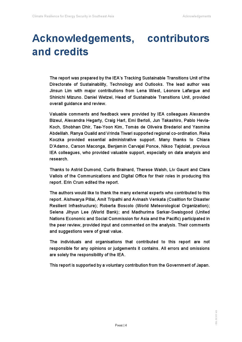 IEA:气候适应能力促进东南亚能源安全