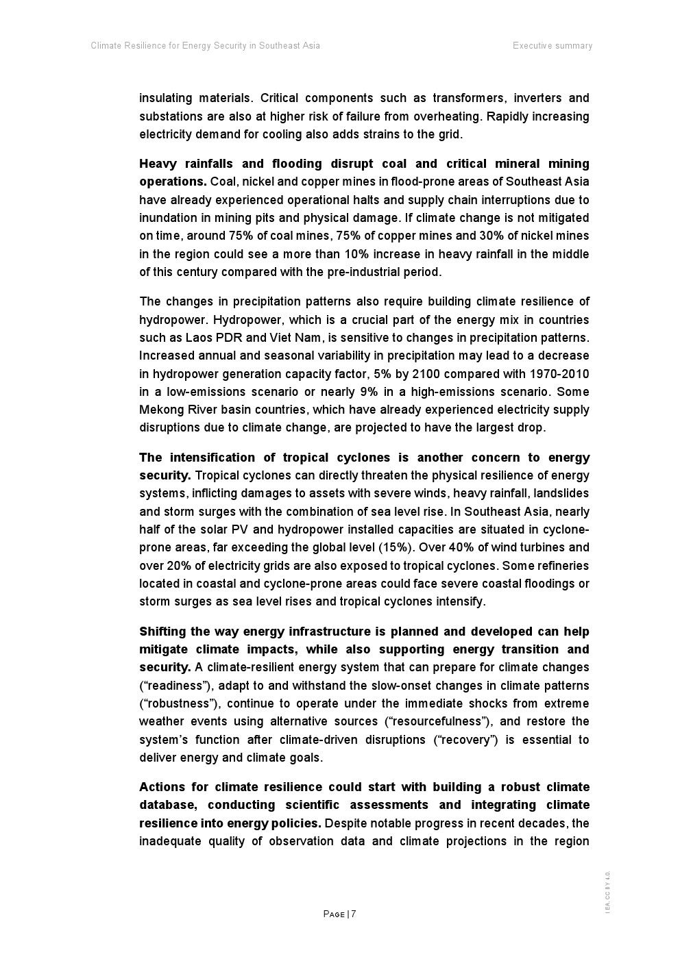 IEA：气候适应能力促进东南亚能源安全