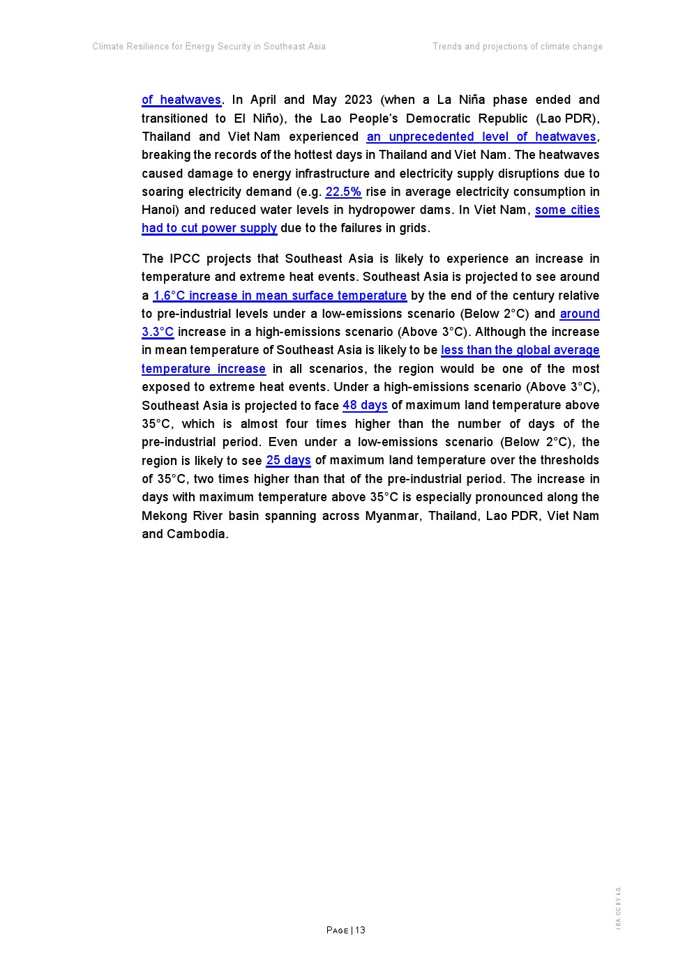 IEA：气候适应能力促进东南亚能源安全