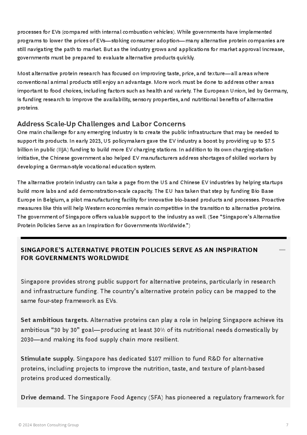 波士顿咨询:替代蛋白行业可以向电动汽车公司学习什么