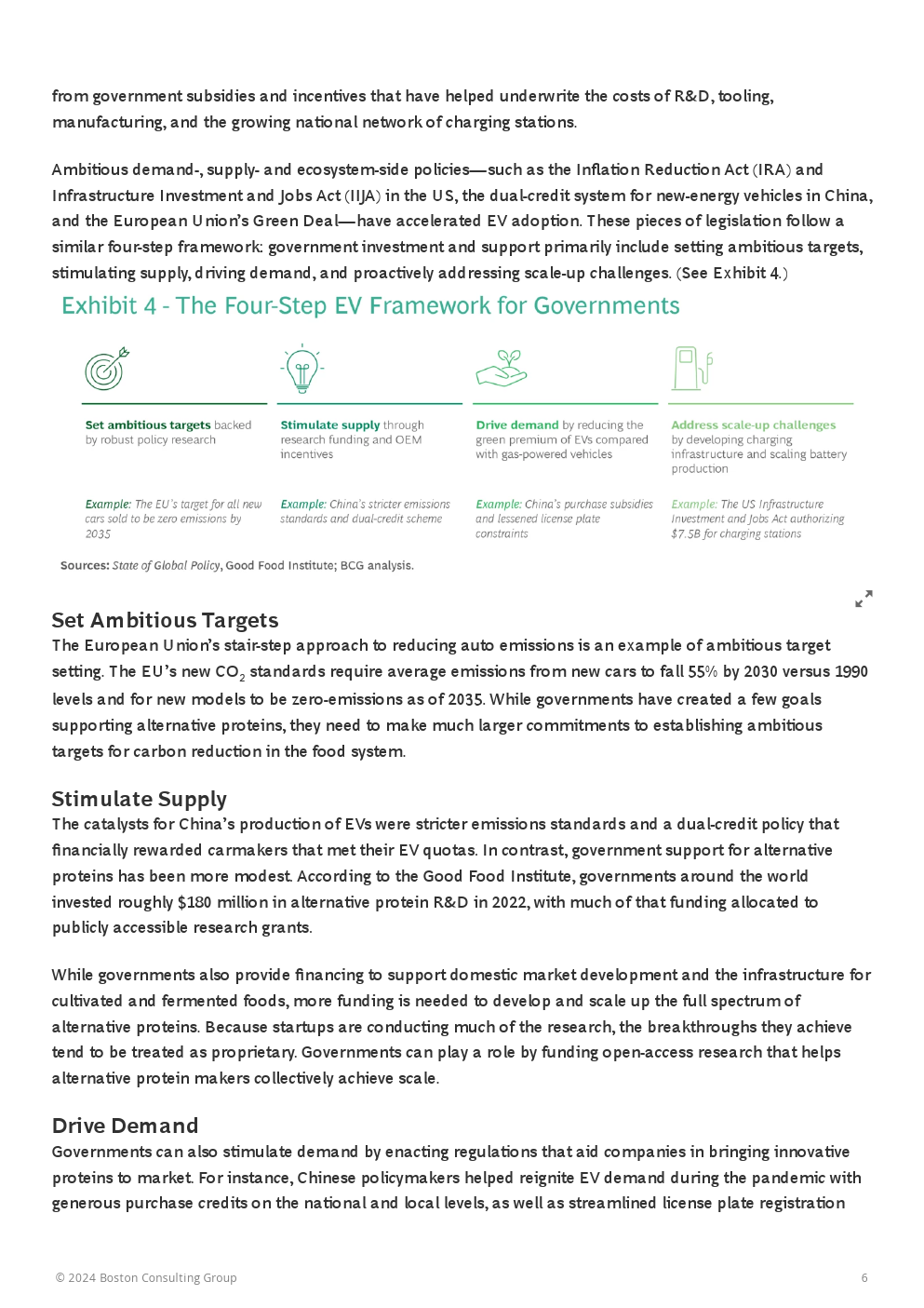 波士顿咨询:替代蛋白行业可以向电动汽车公司学习什么