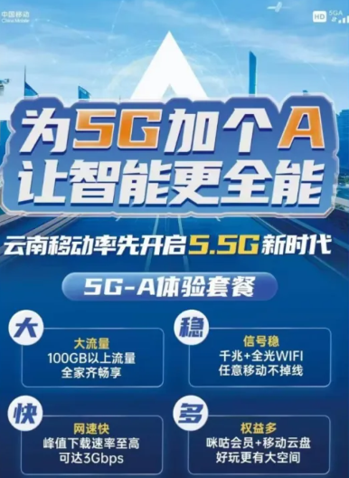 中国移动 5.5G 套餐被曝月费最高 399 元、网速权益包 20 元 / 月起,你会办理吗?