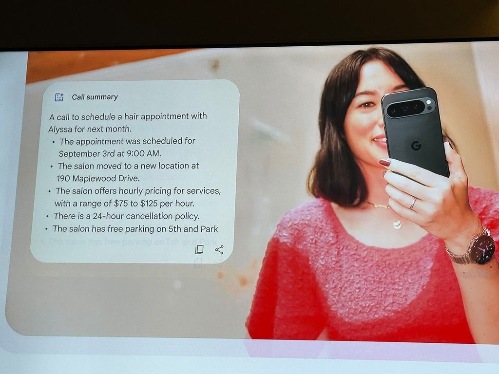 谷歌介绍 Call Notes AI 功能:本地运行,摘录通话内容