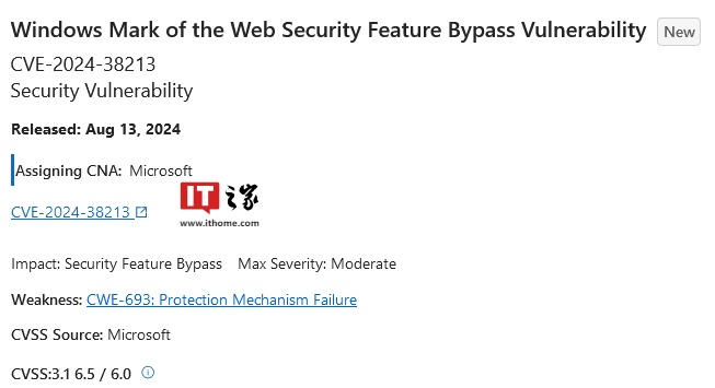 微软披露 Win10 / Win11 漏洞:已修复,可绕过 SmartScreen 安全筛查